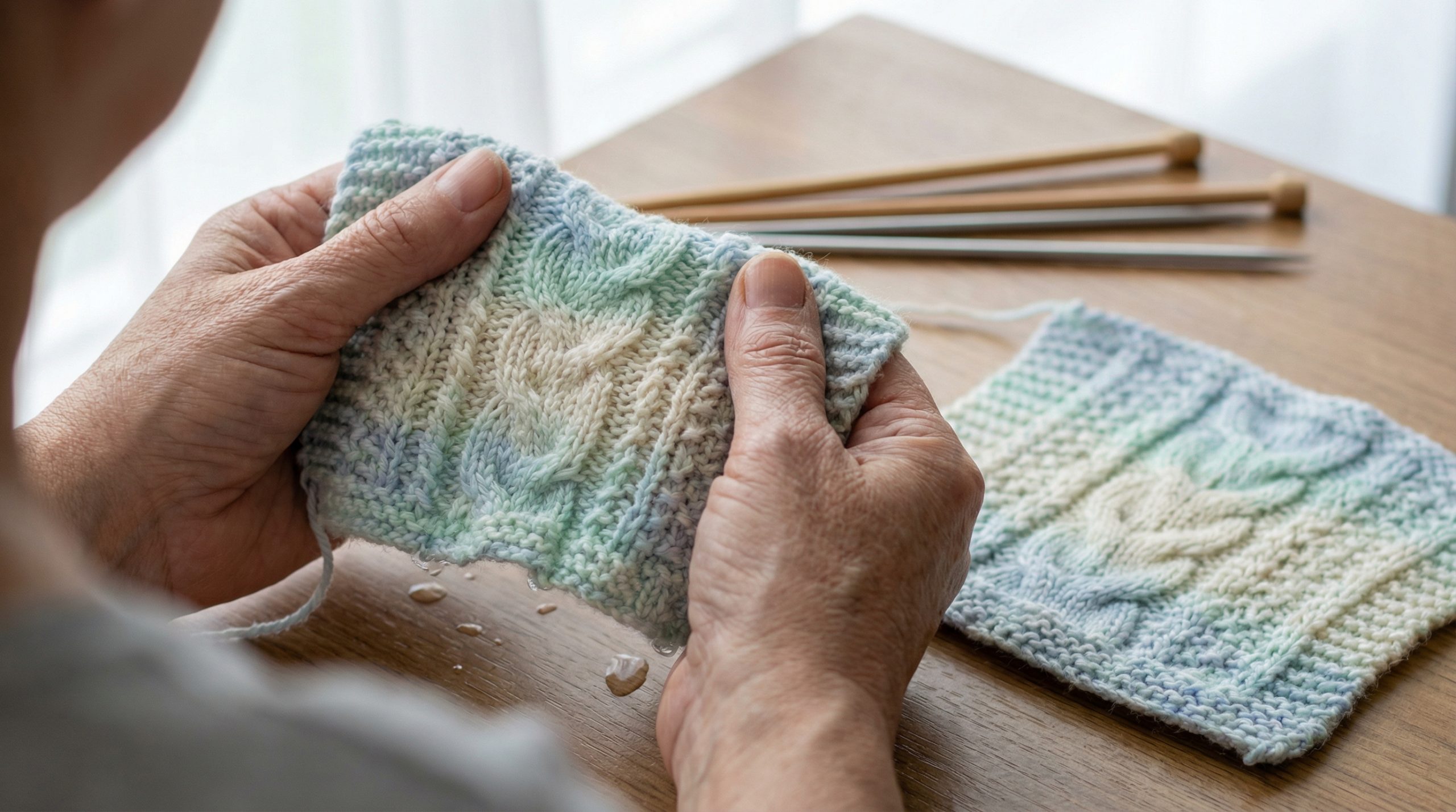 Água quente encolhe fibras do Crochê e Tricô - 2