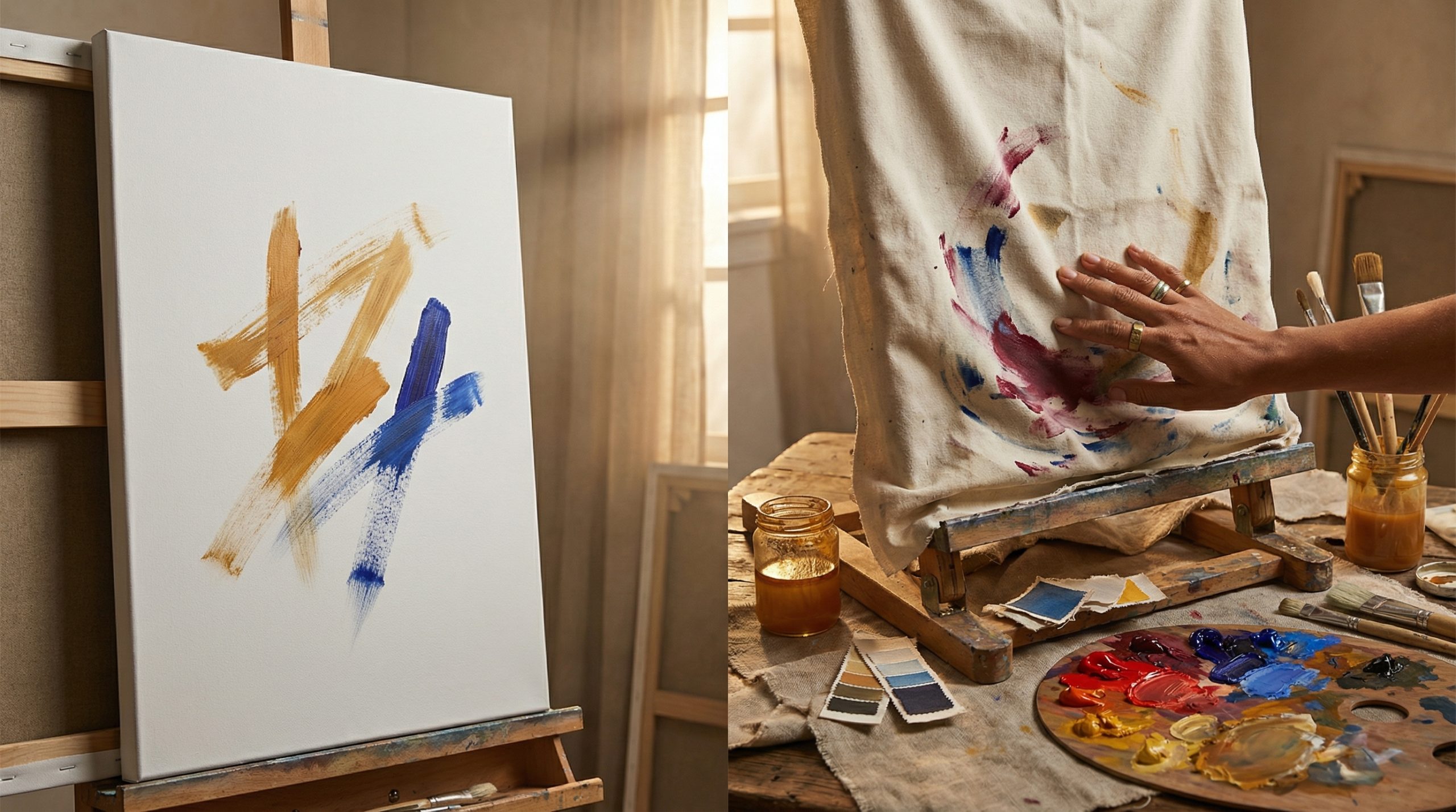 Telas frouxas arruínam o visual da Pintura e Arte?