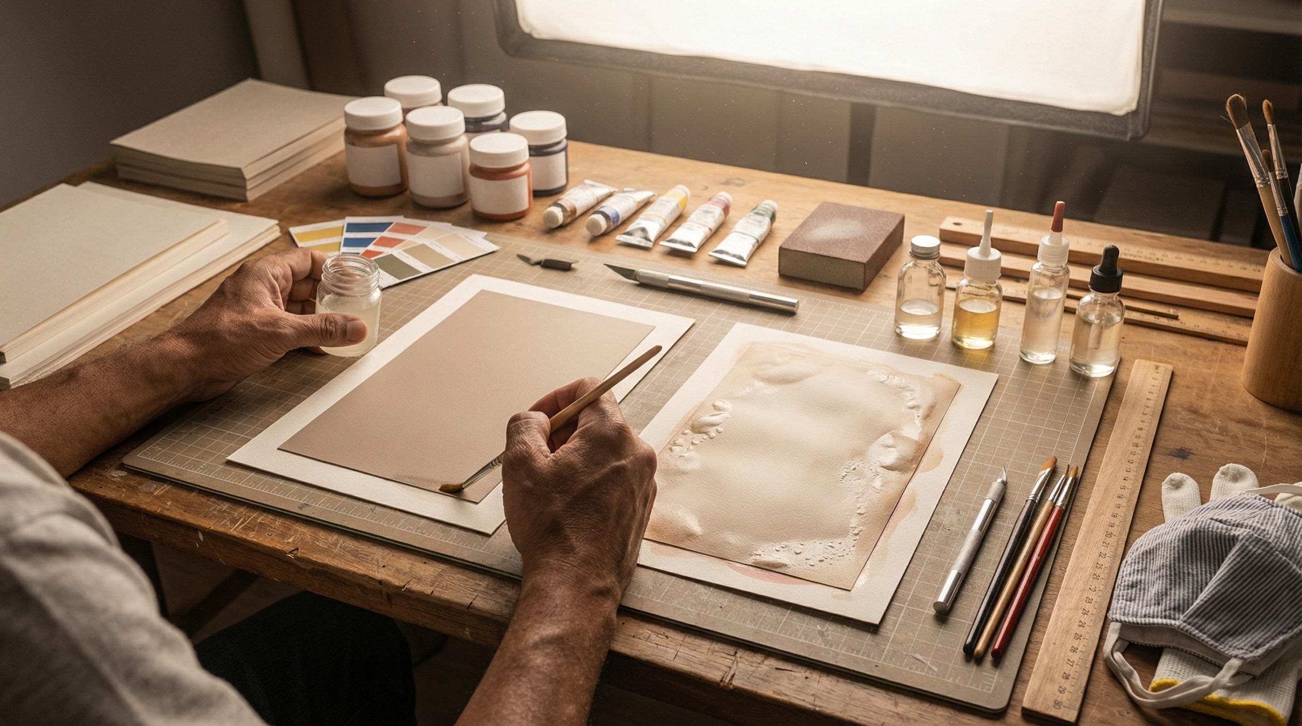 Misturar marcas afeta o resultado de Materiais e Técnicas