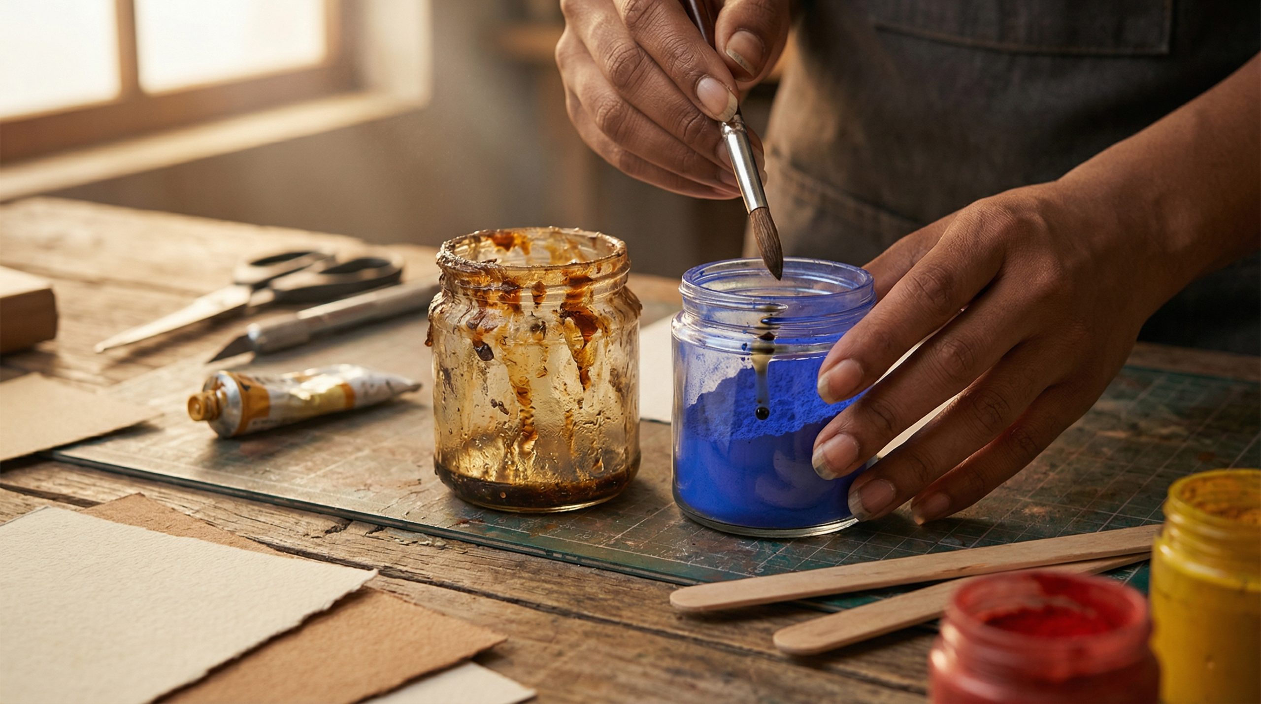 Recipientes sujos contaminam seus Materiais e Técnicas