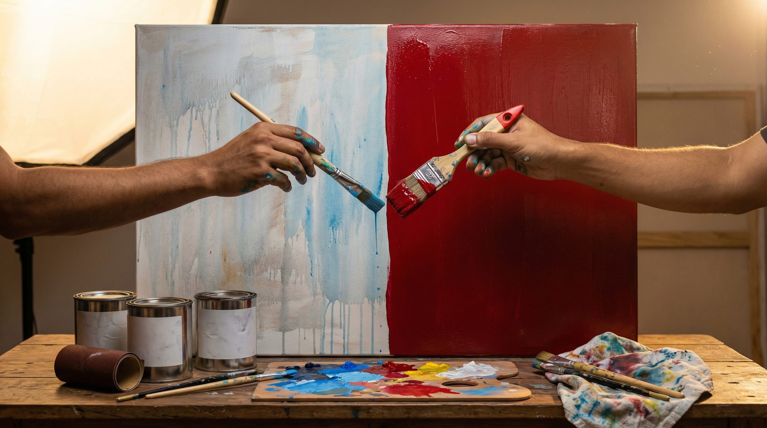 Tintas baratas funcionam na Pintura e Arte?