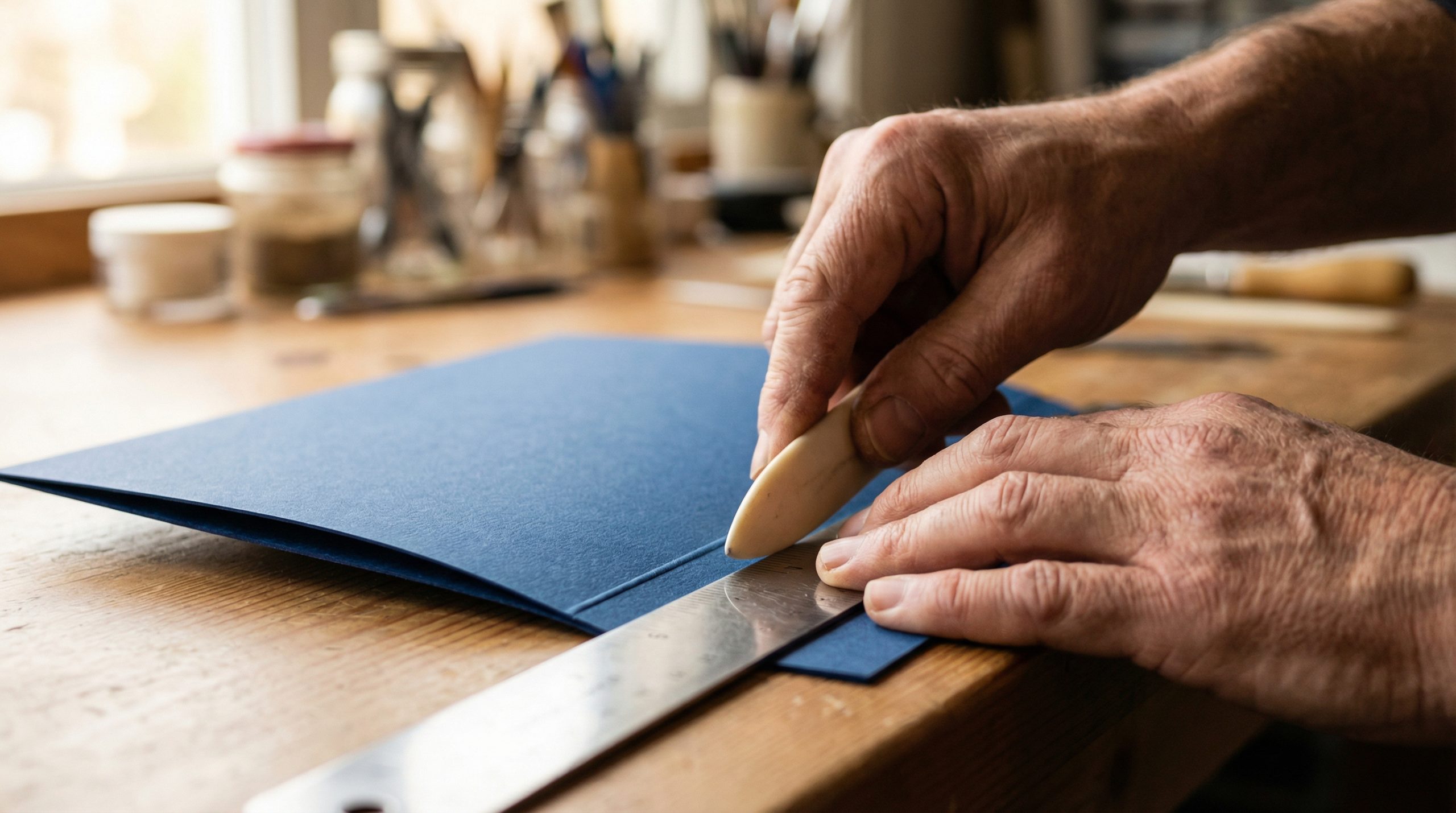 Vincar a folha evita rachaduras no Papel e Recorte - 2