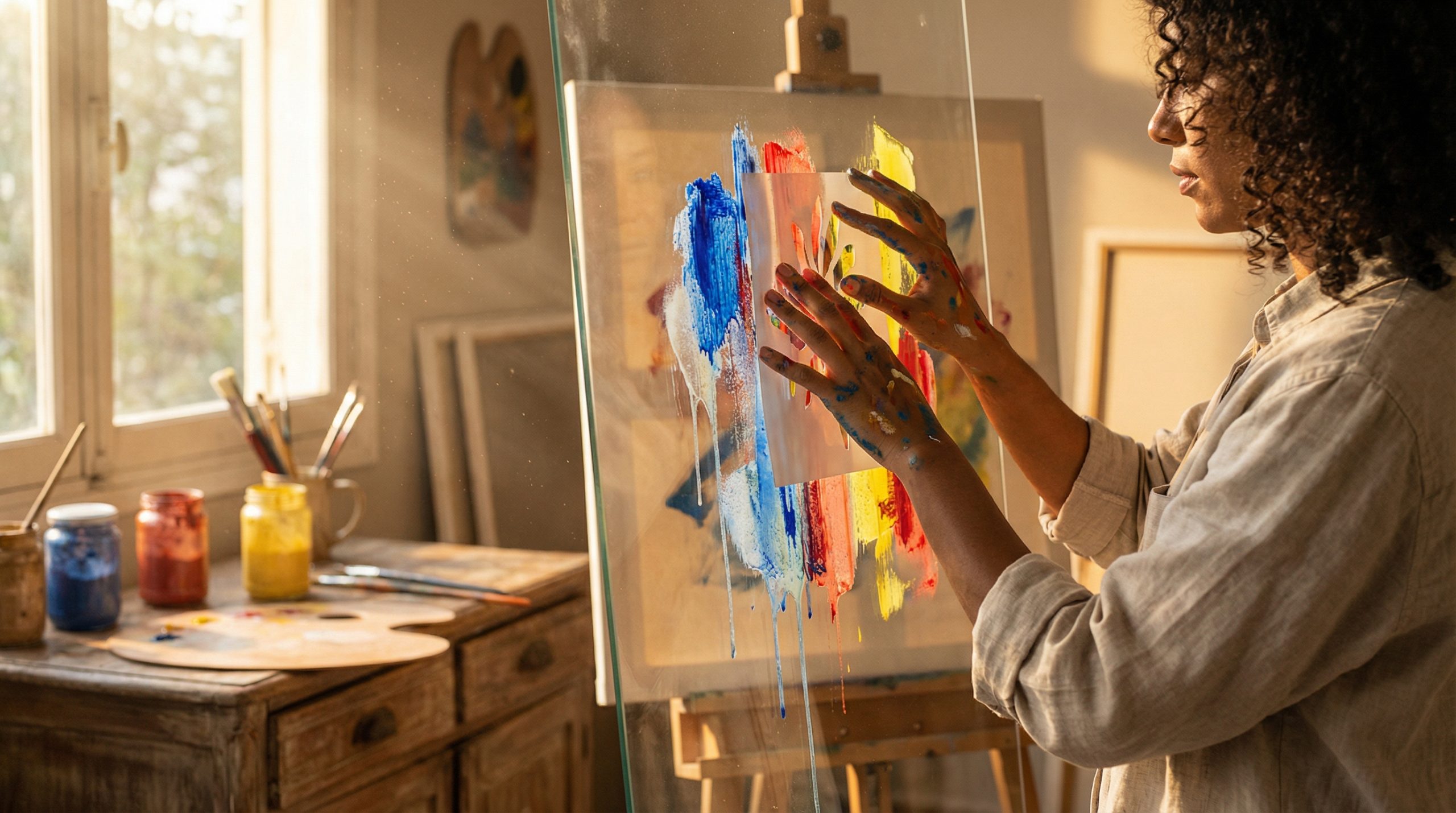 Stencil em vidro transforma a Pintura e Arte