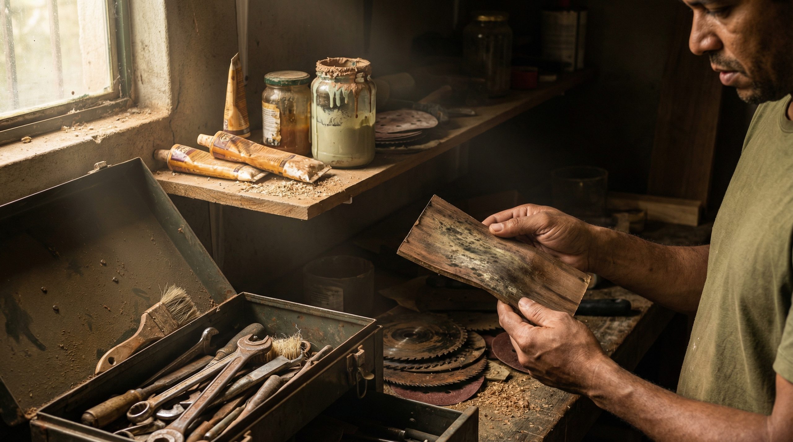 Péssimo armazenamento arruína Materiais e Técnicas