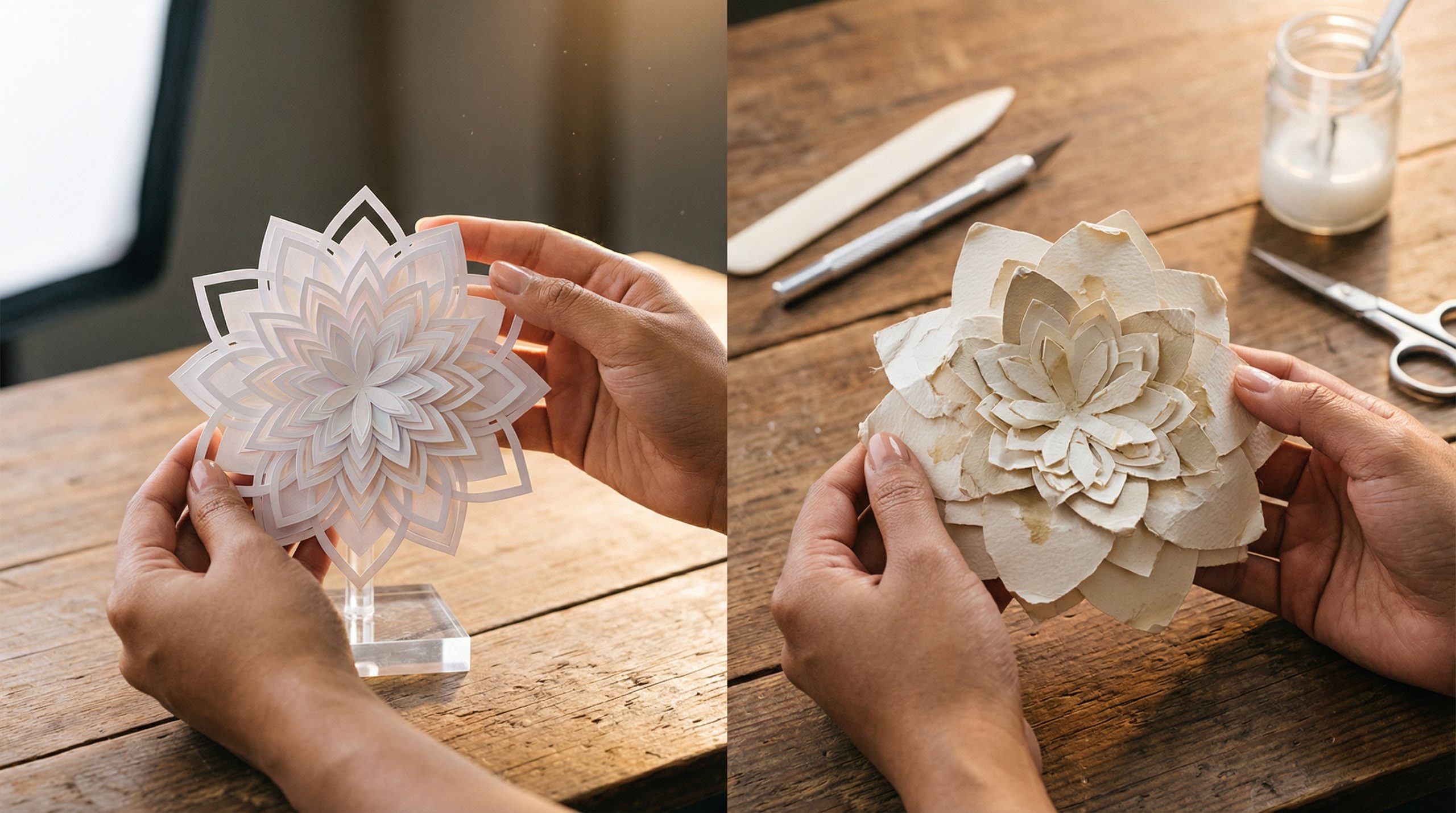 Gramatura errada destrói projetos de Papel e Recorte