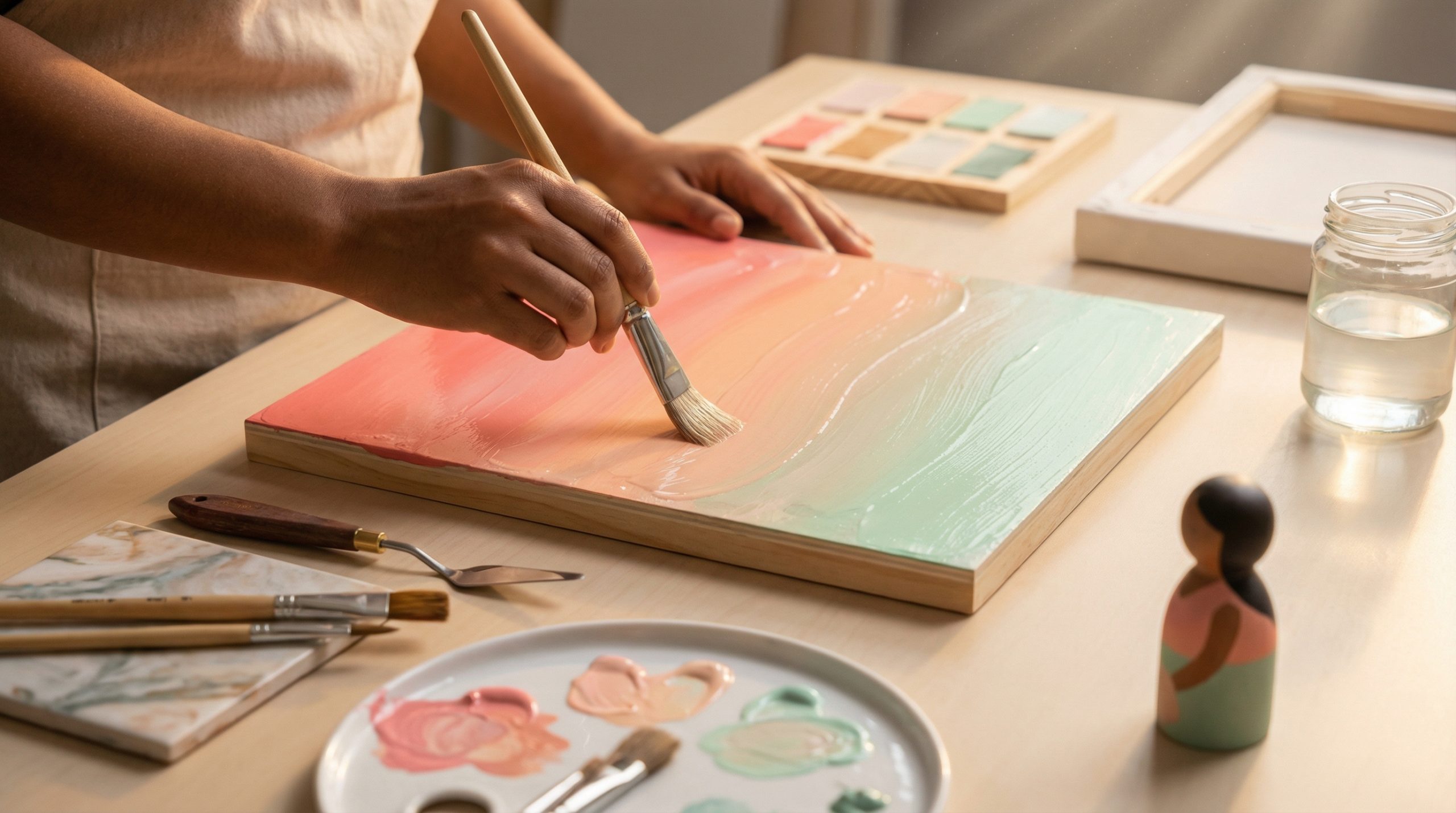 Degradês suaves modernizam o visual da Pintura e Arte