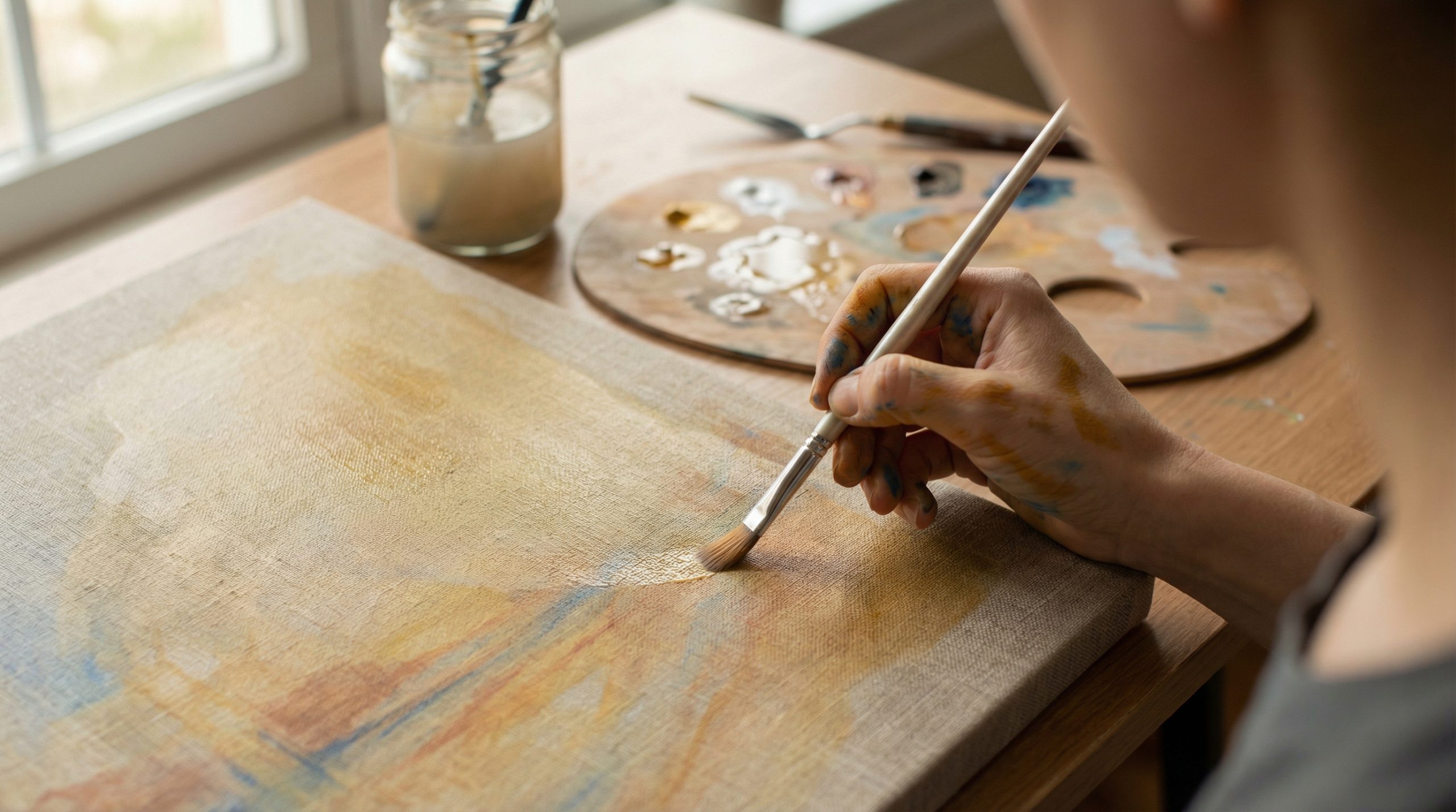 Camadas finas (veladura) enriquecem a Pintura e Arte - 2