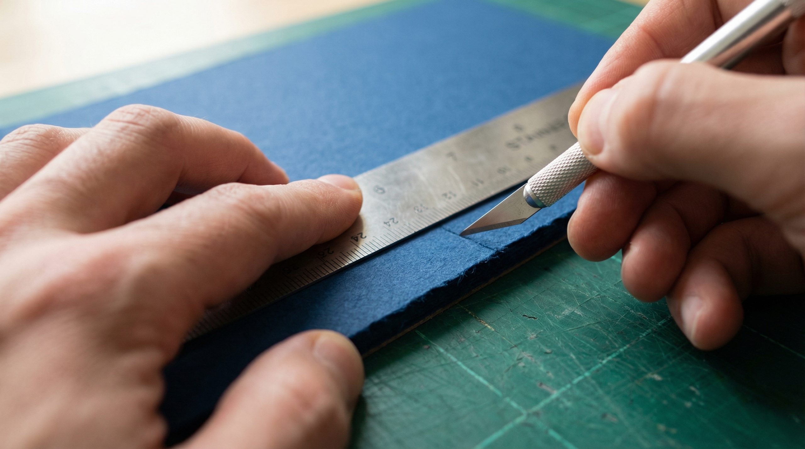 Réguas de aço garantem cortes limpos no Papel e Recorte - 2