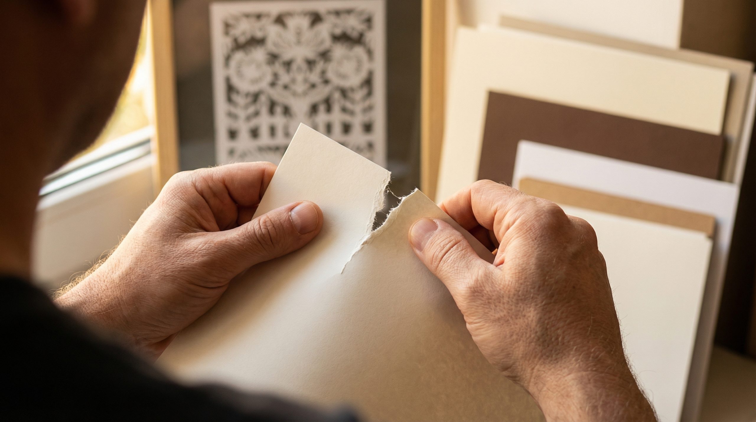 Fibras rasgadas — O fim da precisão em Papel e Recorte - 2