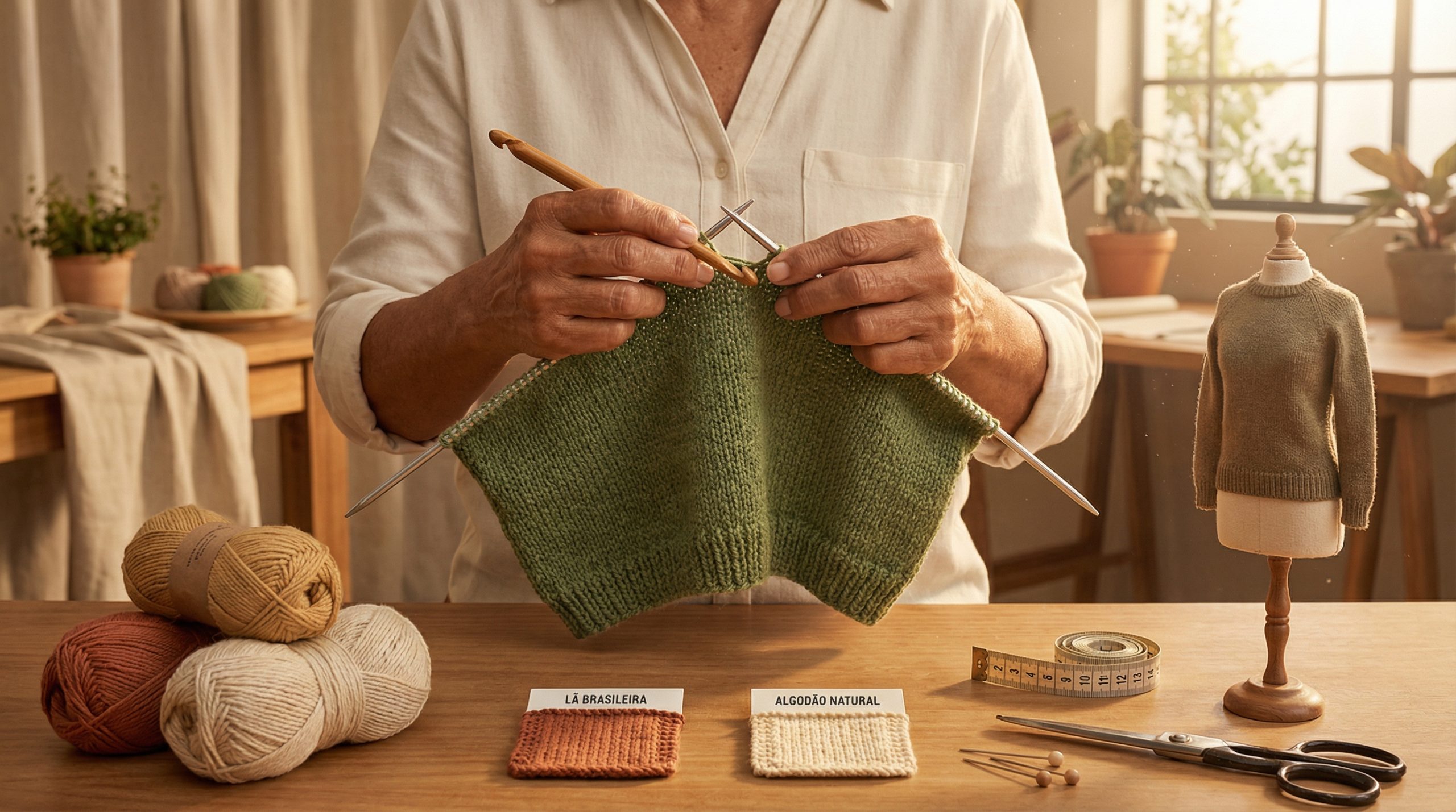 Chega de desmanchar — Faça amostra no Crochê e Tricô