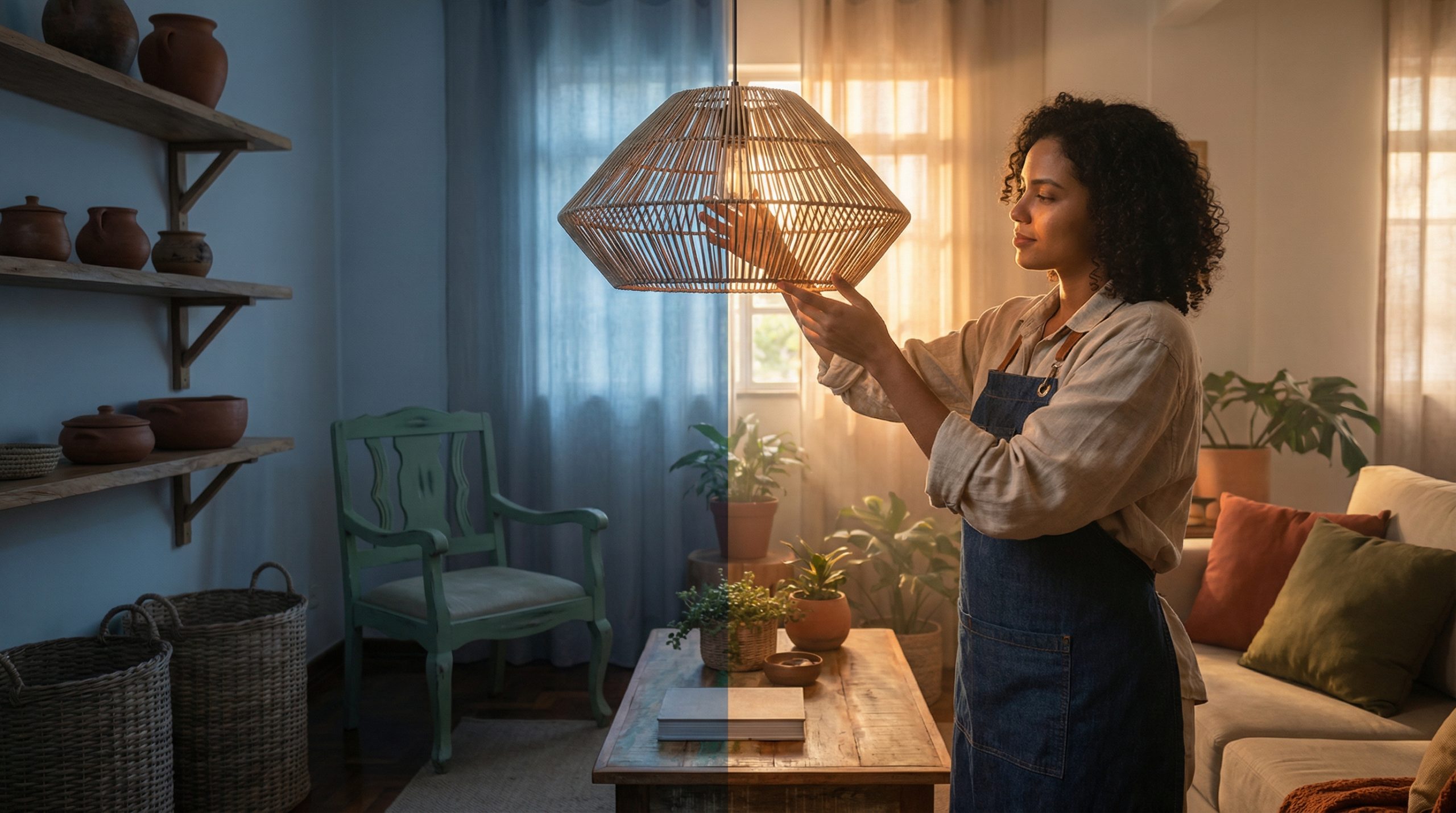 Luz inadequada sabota o visual da Decoração DIY