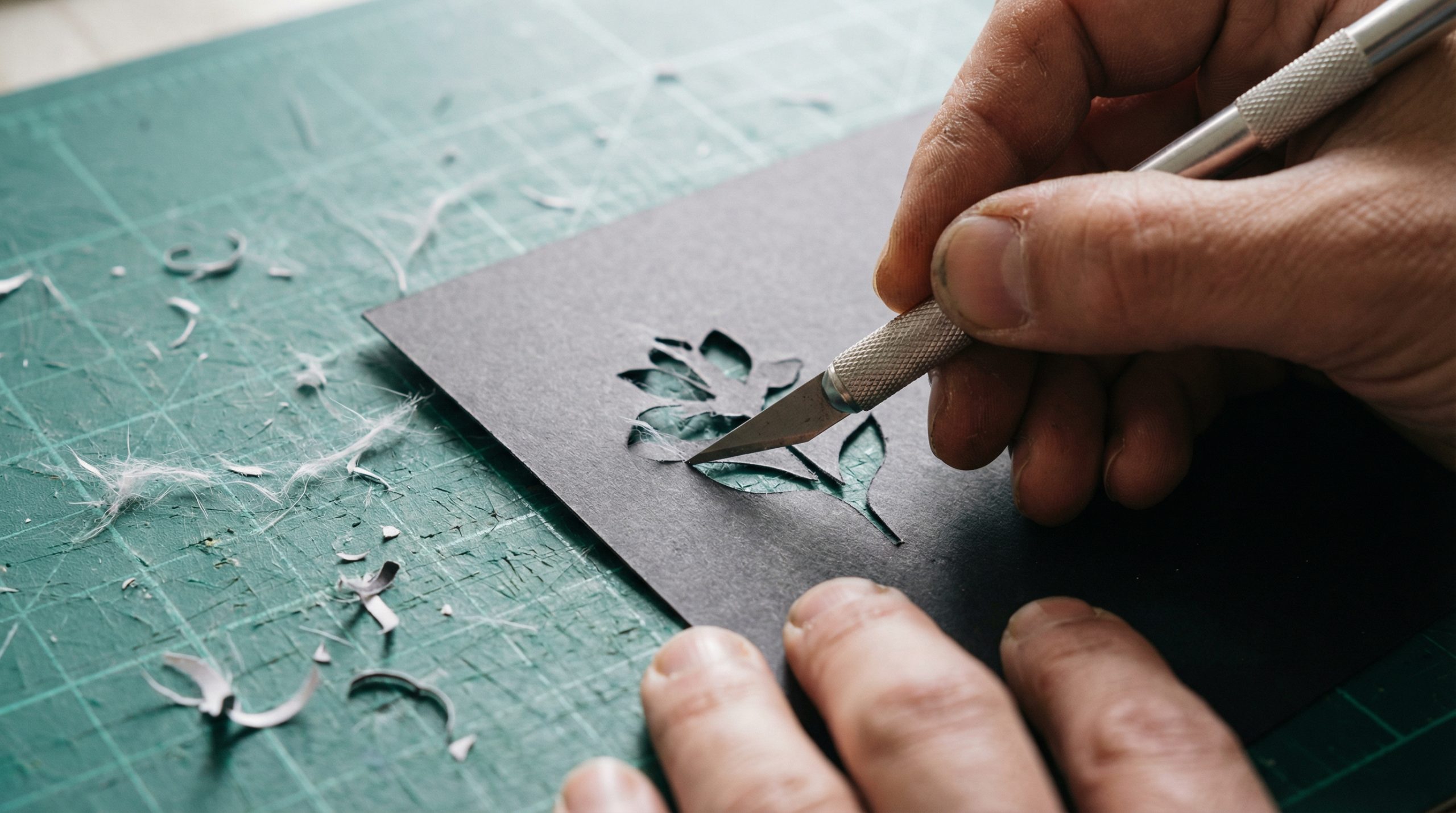 Evite vidro como base de corte em Papel e Recorte - 2