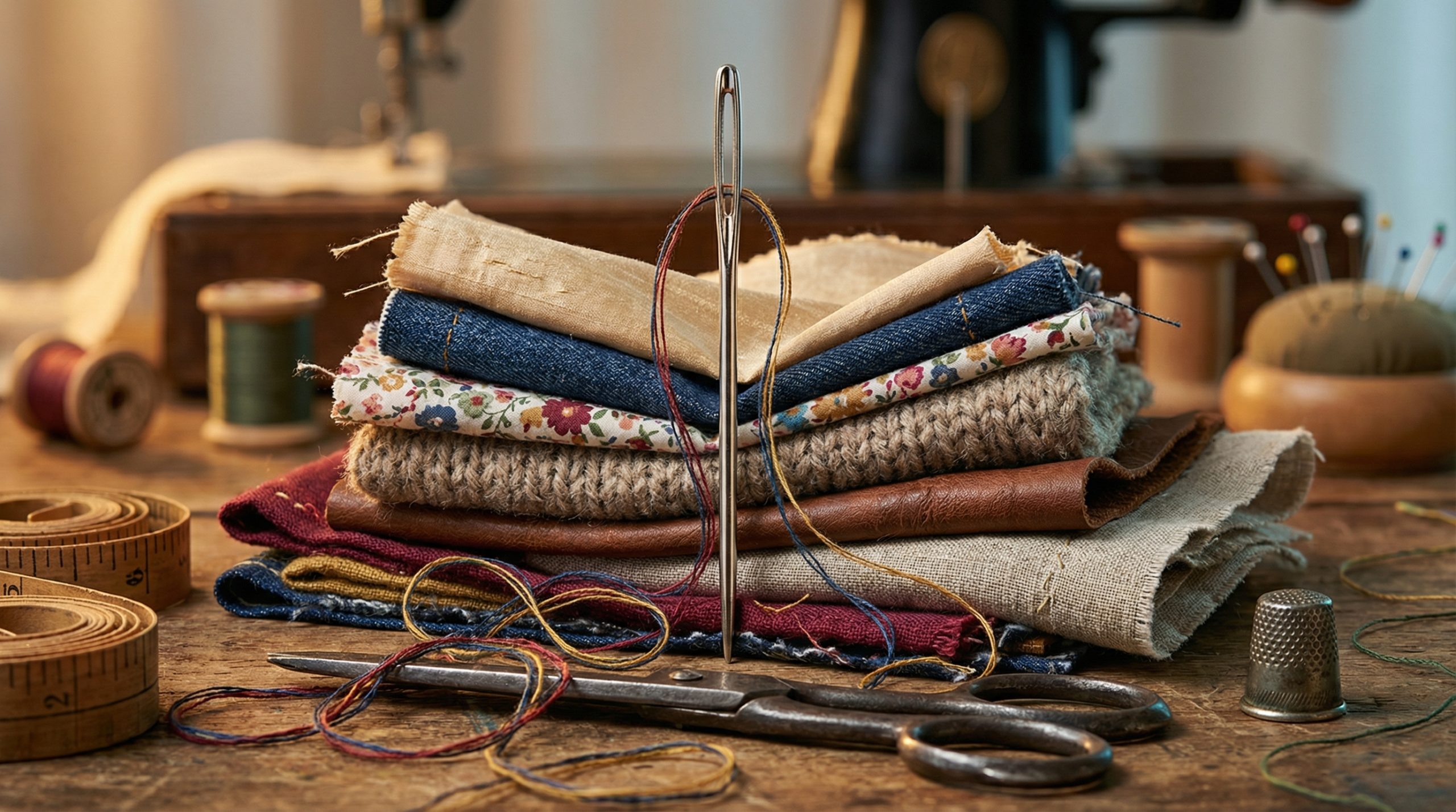 Agulha universal serve para toda Costura e Tecido?